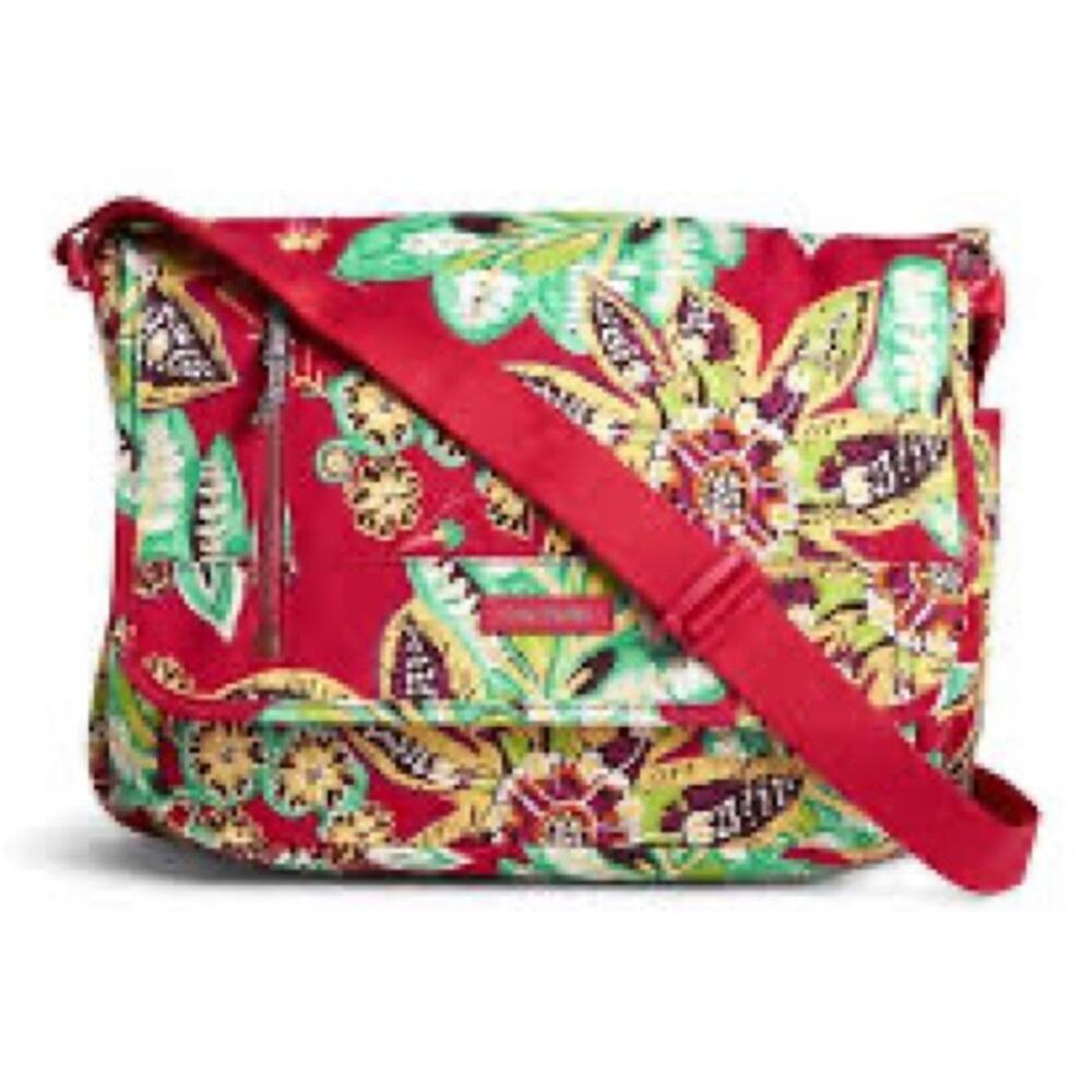 Vera Bradley Lighten Up Laptop Messenger Bag